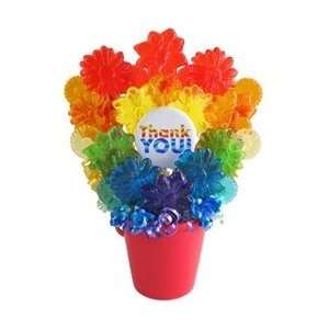 Rainbow Thank You Lollipop Bouquet  Grocery & Gourmet Food