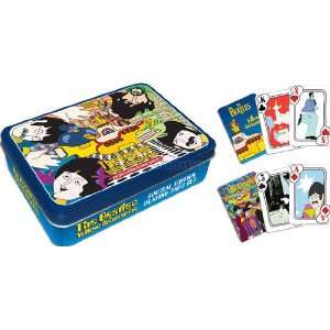  The Beatles Yellow Submarine Tin and 2 Decks of Cards 