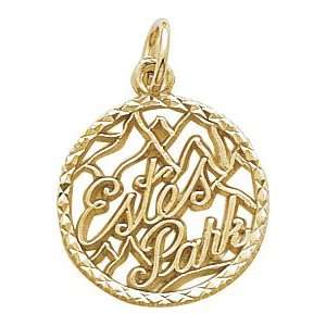    Rembrandt Charms Estes Park Charm, Gold Plated Silver: Jewelry