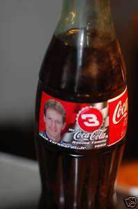 Dale Earnhardt Jr. Coca Cola bottle   8 oz   1999   #3  