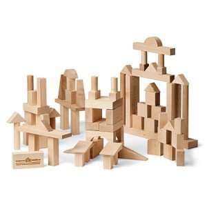  Wooden Building Blocks   Advanced Builder 78 pieces Toys & Games