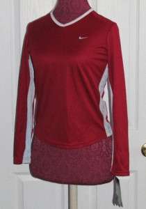 Nike Dri Fit Womens Long Sleeve Athletic Shirt XS ~ NEW  