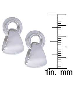 Sterling Silver Mini Door knocker Earrings  Overstock