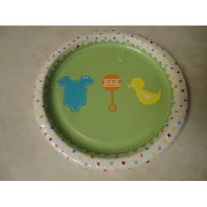  Creative Converting Polka Dot Baby Snack Plates   Baby 