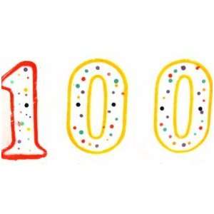 100th Birthday Candle Set