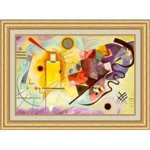 Yellow, Red, Blue by Wassily Kandinsky   Framed Artwork:  