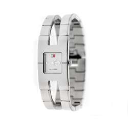 Tommy Hilfiger Womens Stainless Steel H Design Watch  Overstock 