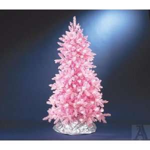  Artificial Lighted Pink Christmas Tree Prelit