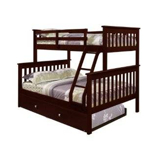 Dakota 2 pc Twin over full Trundle Bunk Bed Set Bunk Bed with Trundle 