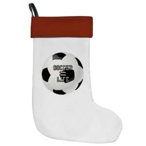  Christmas Stocking Soccer Equals Life 
