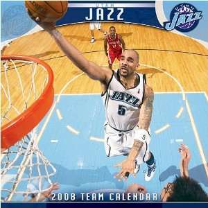  Utah Jazz 2008 Wall Calendar: Office Products