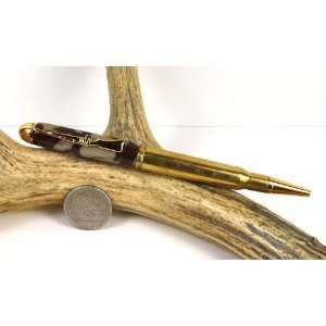  Desert Camo Acrylic 270 Rifle Cartridge Pen With a Gold 