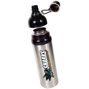   Colored Stainless Steel Water Bottle/Silver/Black: Sports & Outdoors