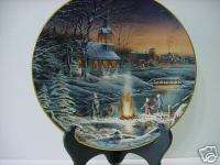 Terry Redlin plate Sharing the Evening 9 3/8  