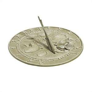  Whitehall Products 00749 Frog Sundial Finish: French 