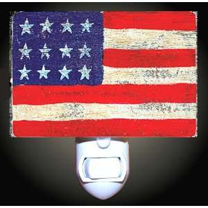  Americana Flag Decorative Night Light: Home Improvement