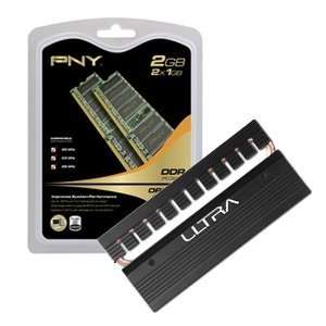  PNY Dual Channel 2048MB RAM w/ Cooler Bundle Electronics