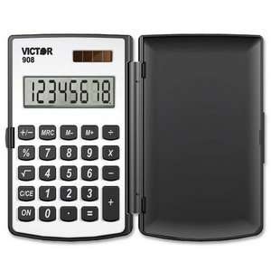  Victor Technology 908 Dual Power Pocket Calculator Office 