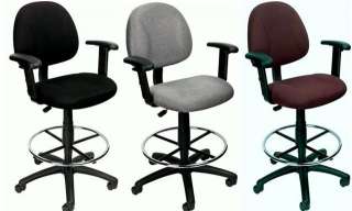 NEW! DRAFTING BAR COUNTER STOOL CHAIRS WITH ADJ. ARMS  