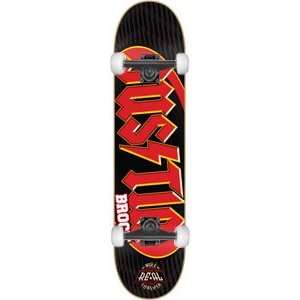 Real Brock About To Roll Complete Skateboard   8.25 w/Mini Logo Wheels 