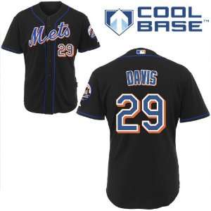 Ike Davis New York Mets Authentic Alternate Black Cool Base Jersey By 