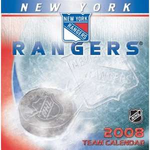  New York Rangers 2008 Box Calendar