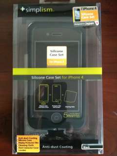 Simplism Ultra Thin Silicone Case iPhone 4 Black  