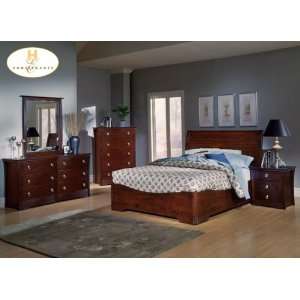 Queen Low Profile Bed:  Home & Kitchen