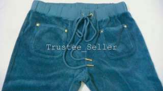 Juicy Couture Terry Mallard Blue Tracksuit Hoodie Pants  