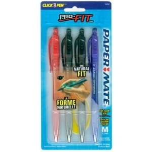  Paper Mate Pro Fit Pen 3 Colors, 4 Count (6 Pack) Health 