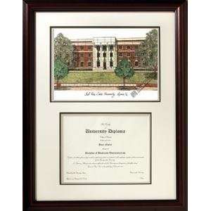  Sul Ross State University Graduate Framed Lithograph w 