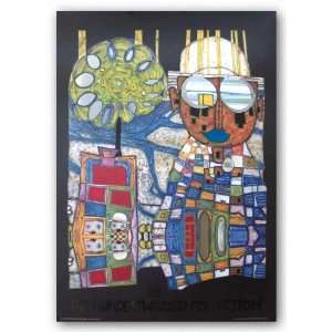   Foilprint by Friedensreich Hundertwasser 24.75x20.25