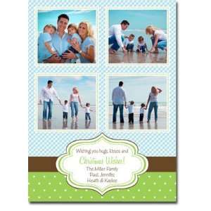Noteworthy Collections   Digital Holiday Photo Cards (Gingham Dots 