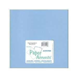   Cardstock 12x12 Smooth Blue Willow  65 lb 25 Pack 