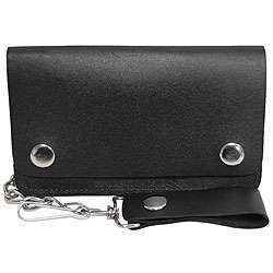 BT Sport Mens Long Leather Wallet with Chain  