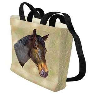  Thoroughbred Horse Tote Bag (Dark) Beauty