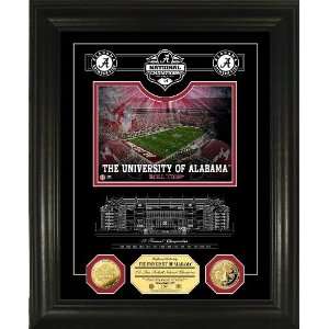  Alabama Crimson Tide 14 Time Champs Archival Etched Glass 