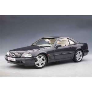  1997 Mercedes Benz SL 600 1/18 Black Metallic Toys 