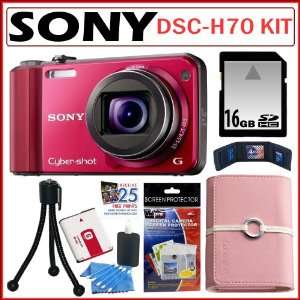  Sony Cyber Shot DSC H70 16.1 MP Digital Camera with 10x 