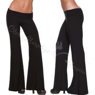New Low waist Bell Bottomed Party Leggings Club Flares Casual Pants 