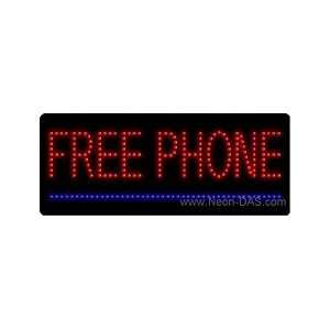 Free Phone Outdoor LED Sign 13 x 32