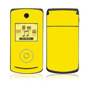  LG Chocolate 3 (VX8560) Skin Decal Sticker   Simply Yellow 
