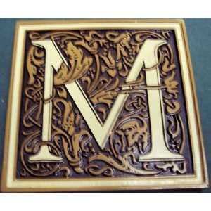  Magnetic Monogram Stepping Stone Plaque M Toys & Games