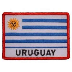 Uruguay Flag Patch 2 1/2 x 3 1/2