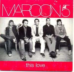 Maroon 5   This Love   2 Track Single CD 2004  