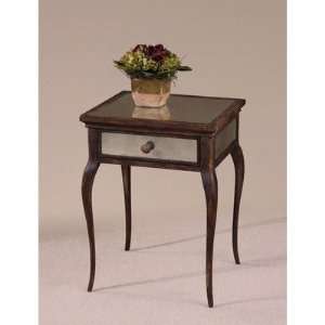  Sun Washed Wood End Table: Furniture & Decor