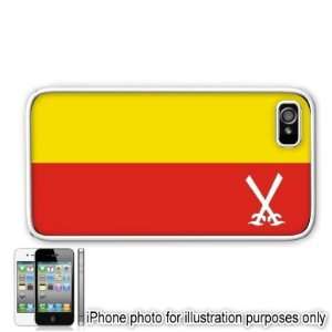  Bodoland Tigers Flag Apple Iphone 4 4s Case Cover White 