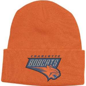   Charlotte Bobcats Orange Basic Logo Cuffed Knit Hat