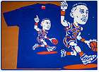   starks air Knicks Royal orange shirt cavs jordan iv 4 tee jersey XL