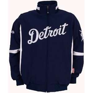  Majestic Detroit Tigers Mens Premier Official Dugout Jacket 